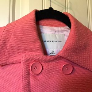 Banana Republic XS Peacoat/Pockets/L&R Buttoning